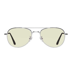 Okulary Aviatpr Silver DayShield z filtrem światła niebieskiego