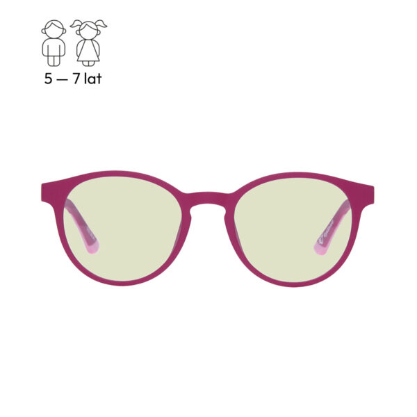 Okulary Pixel DayShield dla dzieci z filtrem światła niebieskiego