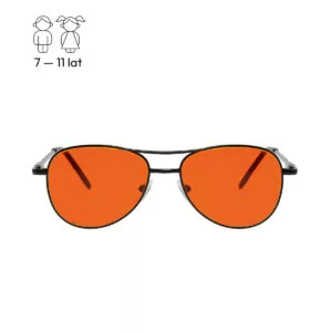 Okulary dla dzieci Aviator Kids NightShield blokujące światło niebieskie