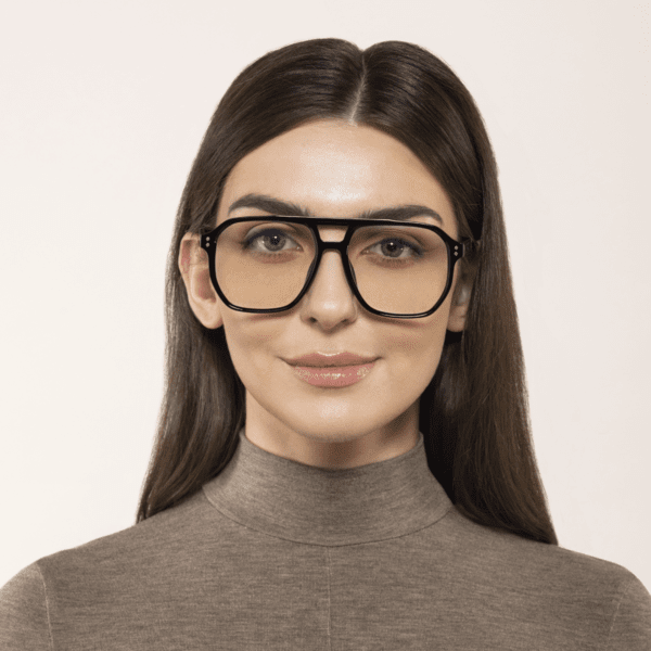 Okulary Fomo DayShield z czarnymi oprawkami