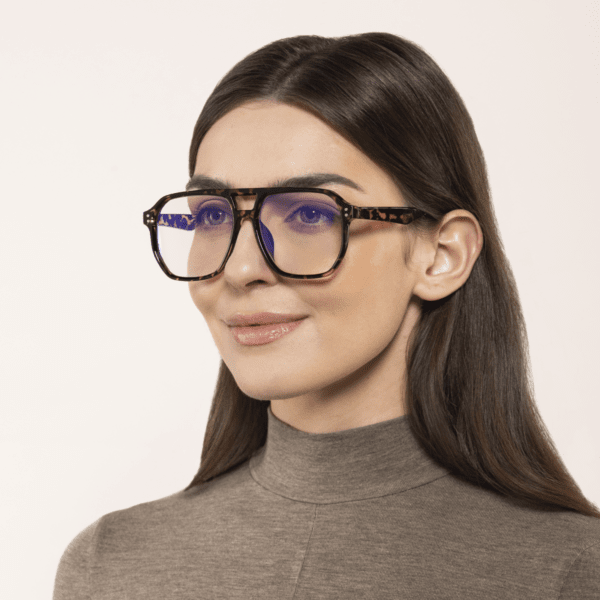 Okulary Fomo DayShield Leopard dla kobiet na dzień