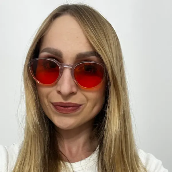 Okulary Tytan Clear NightShield z matowymi oprawkami -okulary blokujące światło niebieskie