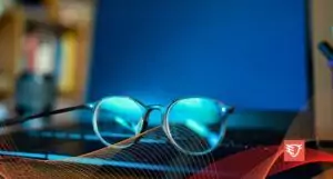 Okulary do komputera z filtrem światła niebieskiego