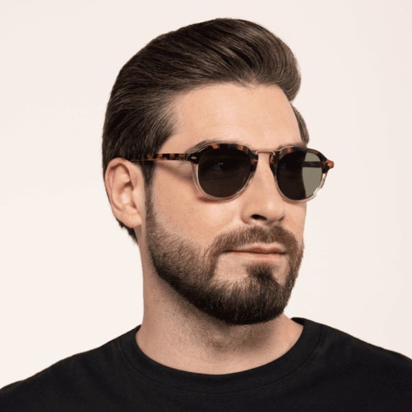 Okulary słoneczne Miami Vice SunShield półprzezroczyste