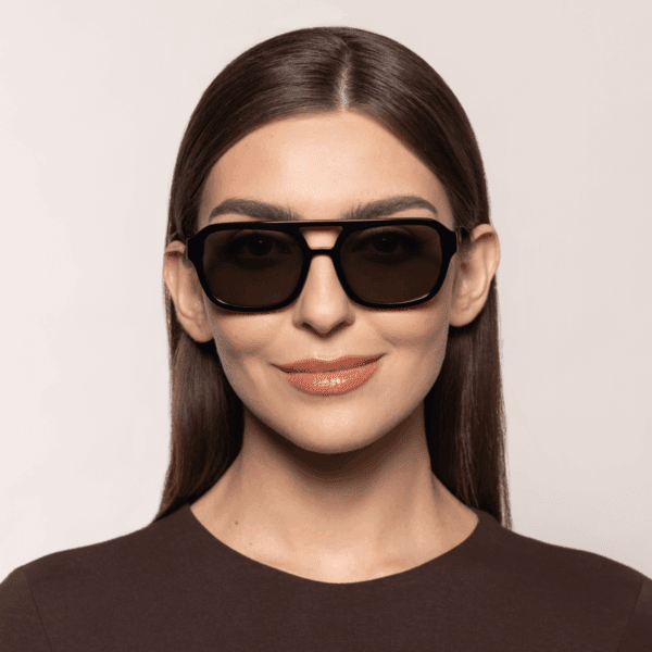 SunShield Milano Black z czarną oprawką