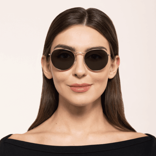 Okulary słoneczne Monaco Gold SunShield ze złotymi oprawkami