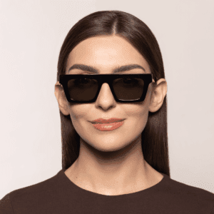 Okulary prosłoneczne ciemne dla kobiet Tiger Black SunShield