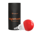 Czerwona żarówka E14 NightTorch w stylowym opakowaniu