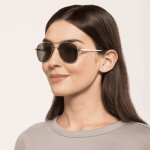 Okulary słoneczne Aviator Silver SunShield