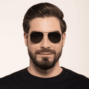 Okulary słoneczne Aviator Silver SunShield