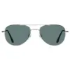 Okulary słoneczne Aviator Silver SunShield od przodu