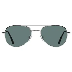 Okulary słoneczne Aviator Silver SunShield od przodu