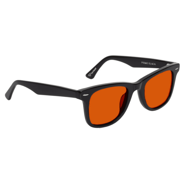 okulary blokujące światło niebieskie primo black NightShield