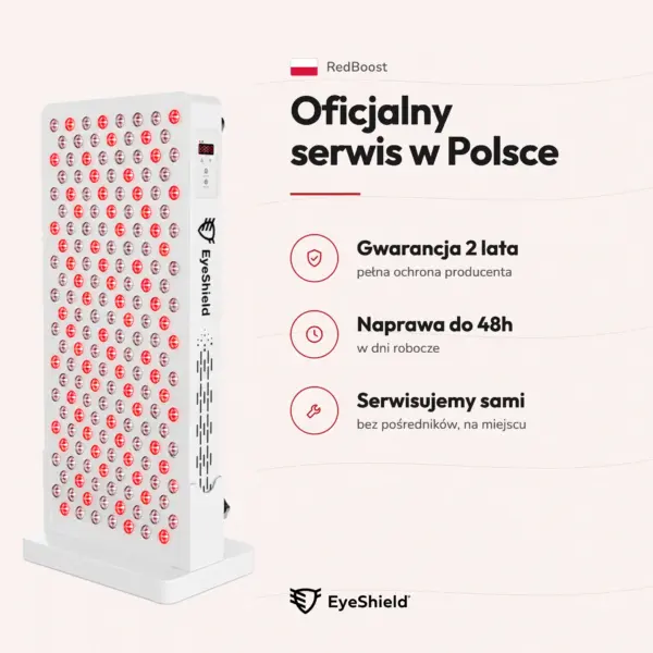 Oficjalny serwis lamp na podczerwień RedBoost w Polsce