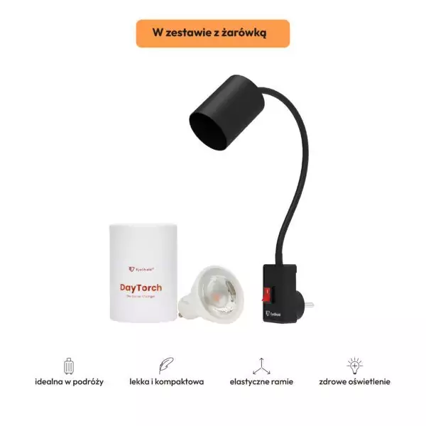 Flexo lampka do kontaktu z żarówką DayTorch GU10