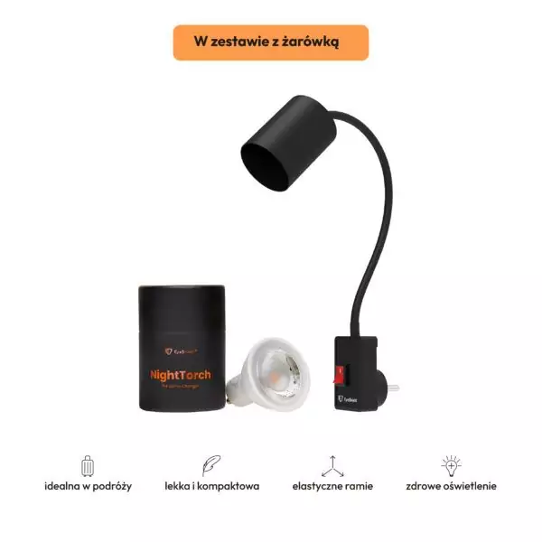 lampka Flexo do kontaktu z żarówką NightTorch
