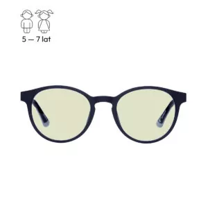 Okulary dla dzieci Pixel Black DayShield z filtrem światła niebieskiego