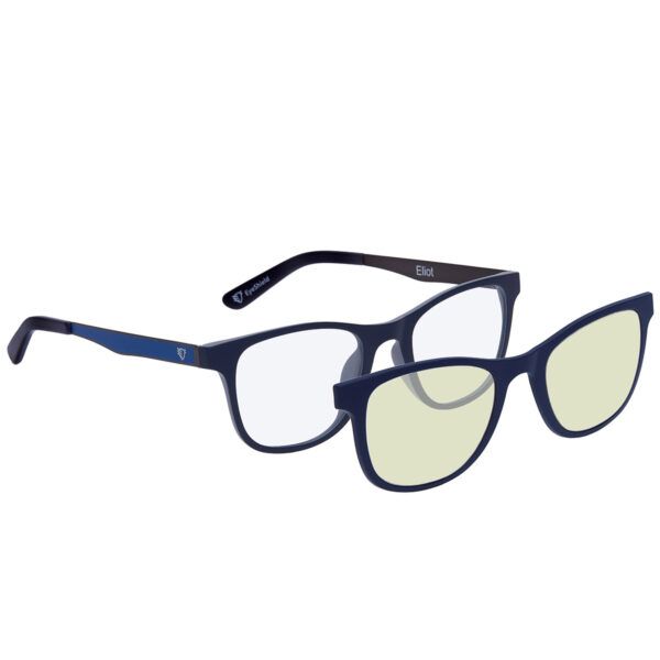 Okulary dla dzieci z nakładkami magnetycznymi Eliot