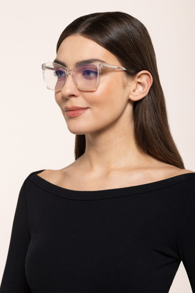 Okulary Emma Crystal DayShield z filtrem blokującym światło niebieskie