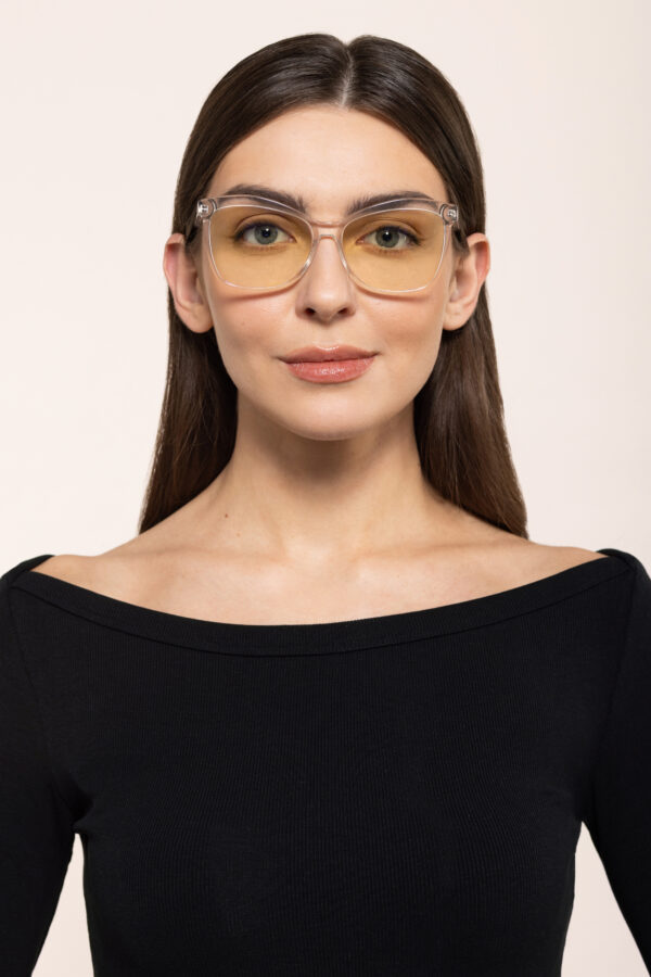 Okulary Emma Crystal DayShield z filtrem blokującym światło niebieskie