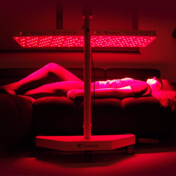 Stojak na lampę RedBoost - regulacja 90 stopni na dwie lampy