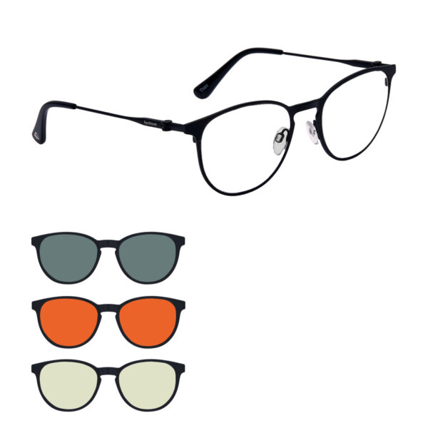 Okulary korekcyjne z nakładkami magnetycznymi Theo