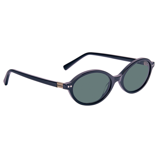 Okulary Tokyo Black SunShield z metalowym akcentem z boku