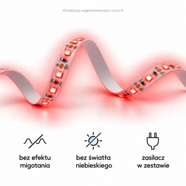 Taśma LED bez niebieskiego światła NightTorch